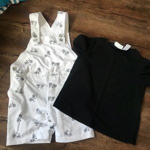 Toddler overall outfit